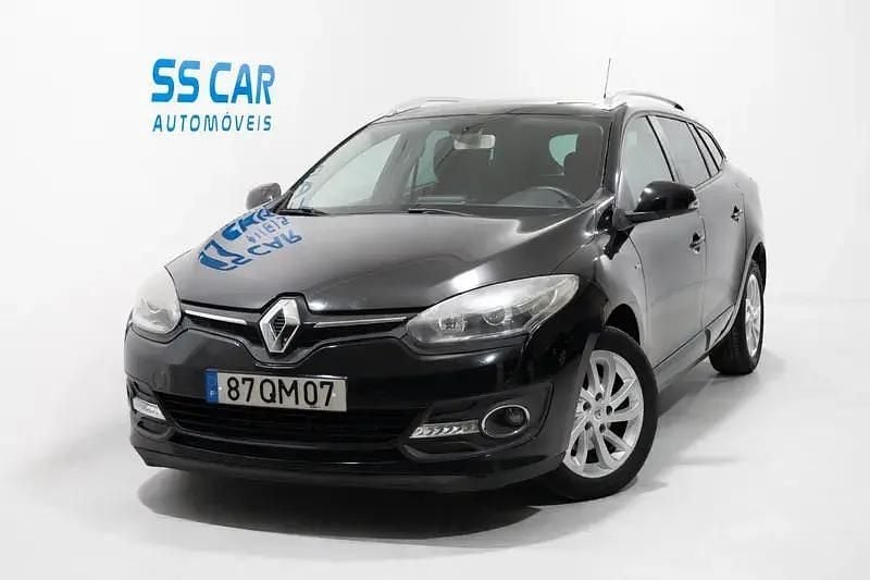 Usado Renault Mégane GrandTour Dynamique 110 HP (80 kW) 2015 Preto Carrinha