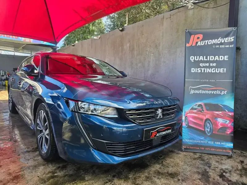 Azul Usado 2021 Peugeot 508 Allure Carrinha | € 21.999 (Bom preço) - Imagem 1/4