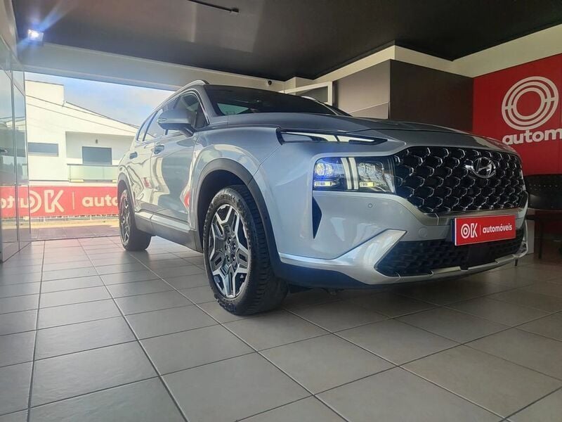 Cinzento Usado 2021 Hyundai Santa Fe SUV | € 44.500 - Imagem 1/4