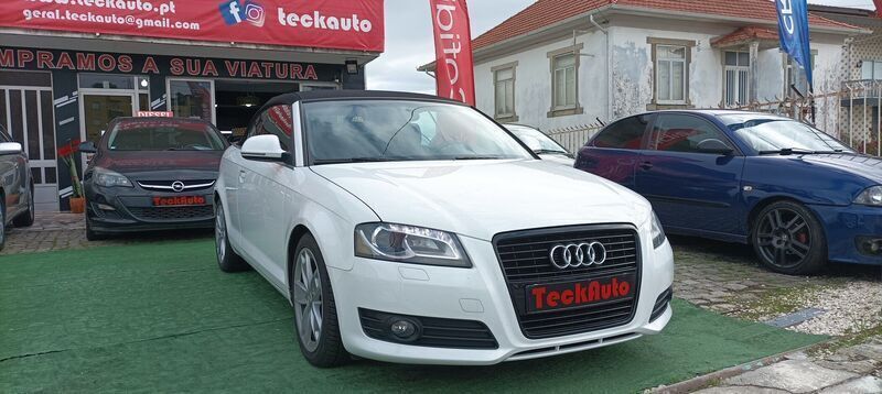 Branco Usado 2010 Audi A3 Cabriolet S-Line Cabrios | € 12.980 - Imagem 1/4
