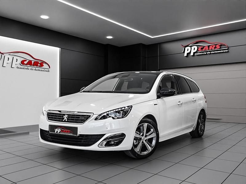 Branco Usado 2016 Peugeot 308 GT-line Carrinha | € 16.450 - Imagem 1/4