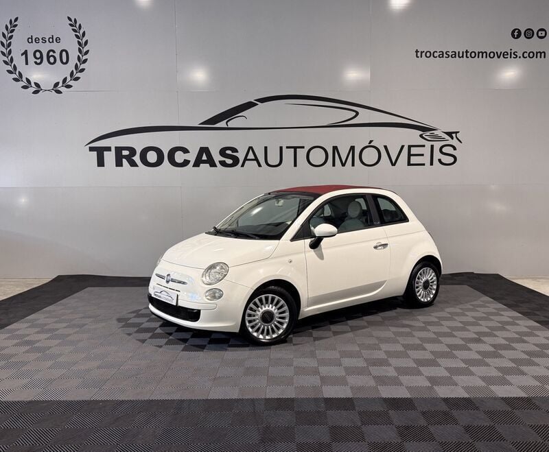 Branco Usado 2012 Fiat 500 Lounge Cabrios | € 10.900 (Preço elevado) - Imagem 1/4