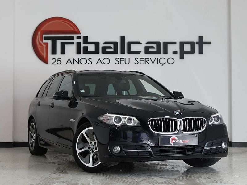 Preto Usado 2015 BMW 520 Luxury Line Carrinha | € 17.900 (Preço justo) - Imagem 1/4