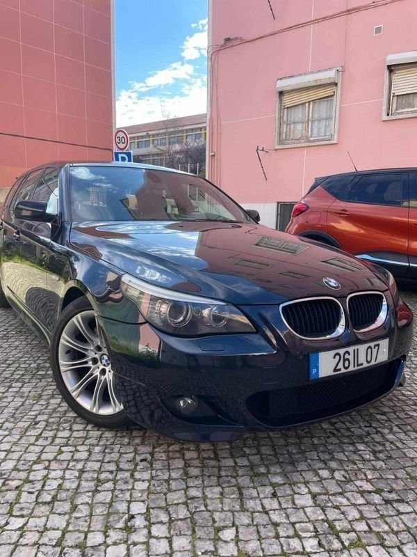 Preto Usado 2009 BMW 520 Sedan | € 11.300 (Bom preço) - Imagem 1/4