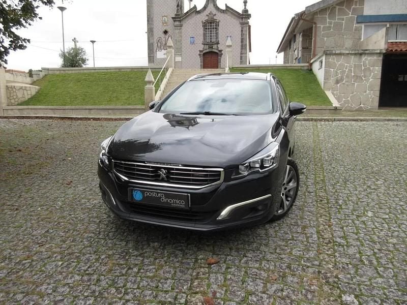 Preto Usado 2018 Peugeot 508 SW GT-line Carrinha | € 16.990 - Imagem 1/4