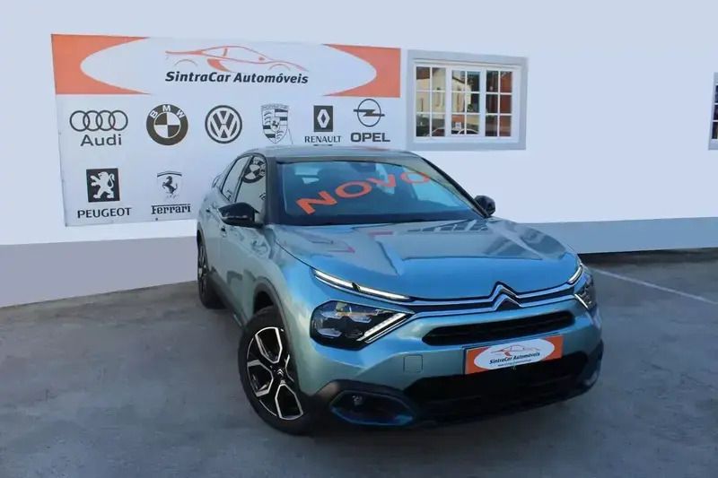 Azul Usado 2023 Citroën e-C4 Feel SUV | € 23.780 (Bom preço) - Imagem 1/4