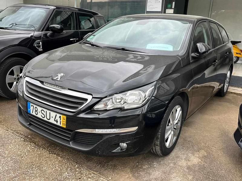 Preto Usado 2014 Peugeot 308 SW Carrinha | € 8.500 (Preço justo) - Imagem 1/4