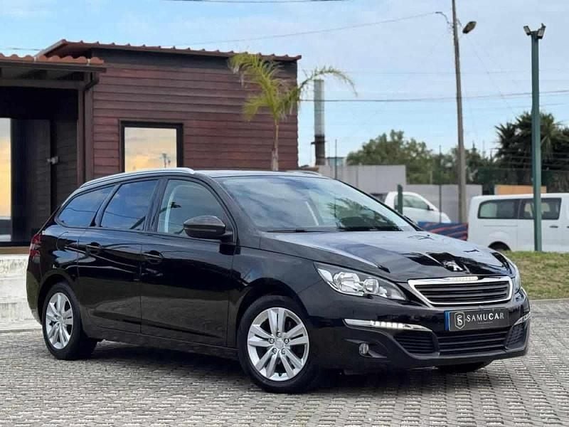 Usado Peugeot 308 120 HP (88 kW) 2017 Preto Carrinha