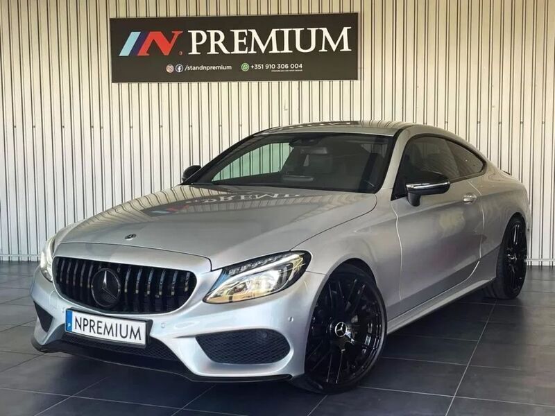 Cinza Usado 2016 Mercedes C220 AMG Coupé | € 32.990 - Imagem 1/4