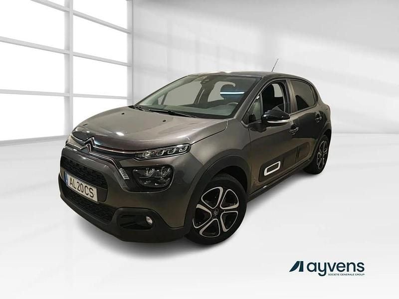 Cinza Usado 2021 Citroën C3 Feel Citadino | € 12.600 (Bom preço) - Imagem 1/4