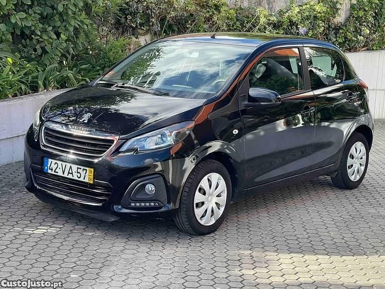 Preto Usado 2018 Peugeot 108 Active Citadino | € 9.450 (Preço justo) - Imagem 1/1