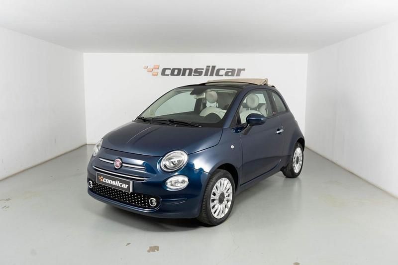 Azul Usado 2020 Fiat 500C Cabrios | € 10.890 (Preço justo) - Imagem 1/4