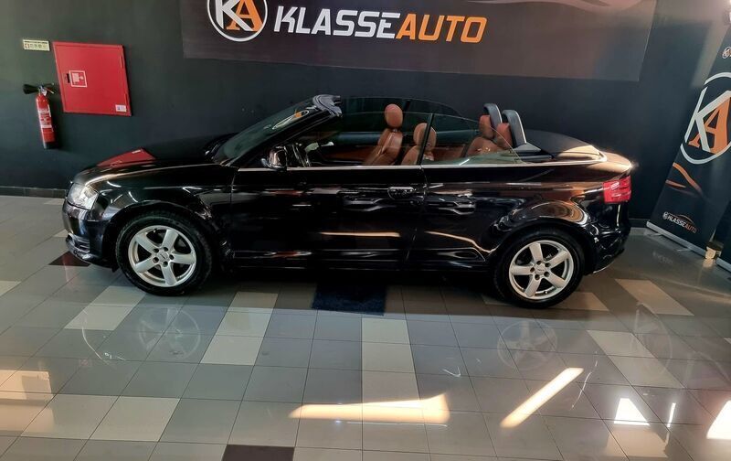 Preto Usado 2008 Audi A3 Cabriolet S-Line Cabrios | € 12.900 - Imagem 1/4