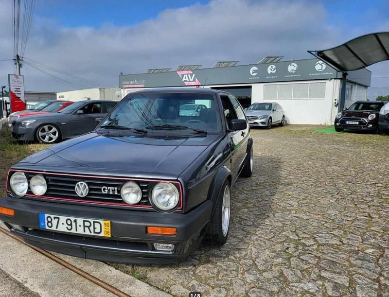 Cinzento Usado 1990 VW Golf II Citadino | € 9.900 - Imagem 1/4