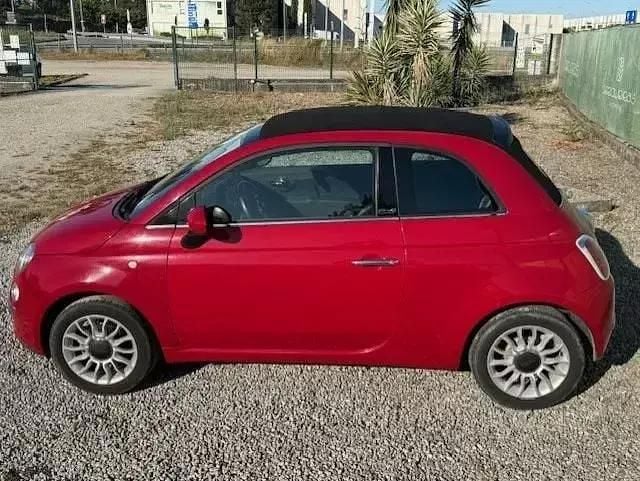 Vermelho Usado 2010 Fiat 500C Pop Star Cabrios | € 8.750 (Preço elevado) - Imagem 1/4