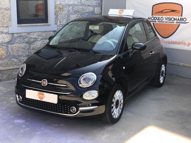 Preto Usado 2018 Fiat 500 Lounge Citadino | € 12.000 (Preço justo) - Imagem 1/4