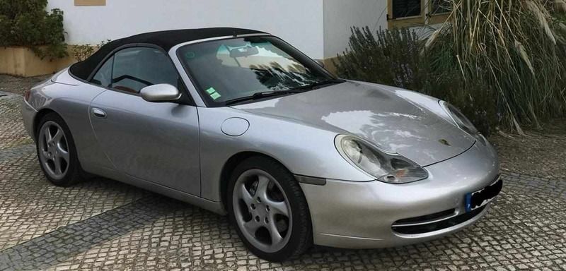 Cinzento Usado 1998 Porsche 911 Carrera 4 Cabriolet Cabrios | € 42.500 - Imagem 1/4