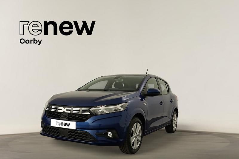 Azul Usado 2024 Dacia Sandero Expression Citadino | € 17.490 (Preço justo) - Imagem 1/4