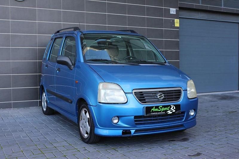 Azul Usado 2002 Suzuki Wagon R+ GLX Carrinha | € 3.990 - Imagem 1/4