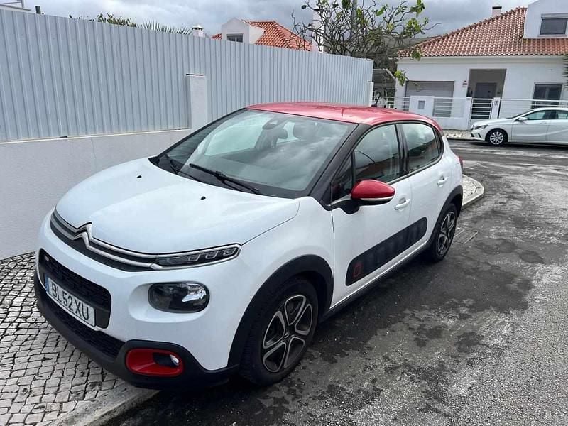 Branco Usado 2017 Citroën C3 PureTech Citadino | € 8.900 (Super Preço) - Imagem 1/4