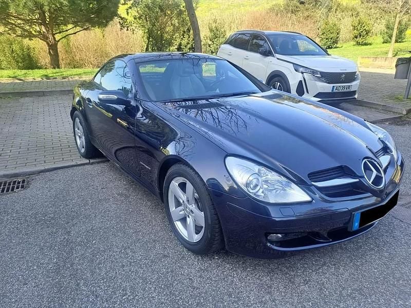 Usado Mercedes SLK200 163 HP (119 kW) 2005 Azul Cabrios