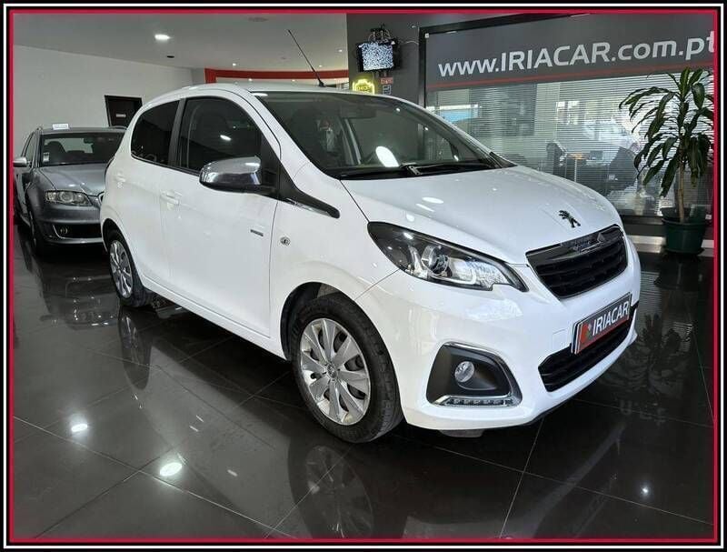 Branco Usado 2021 Peugeot 108 Style Citadino | € 10.850 (Preço justo) - Imagem 1/4