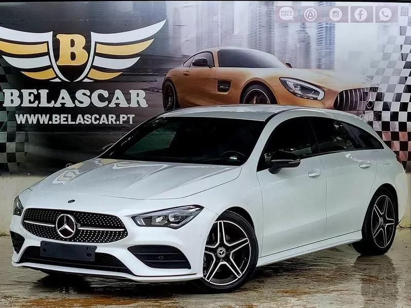 Branco Usado 2020 Mercedes CLA180 Shooting Brake AMG line Carrinha | € 24.500 (Preço justo) - Imagem 1/4