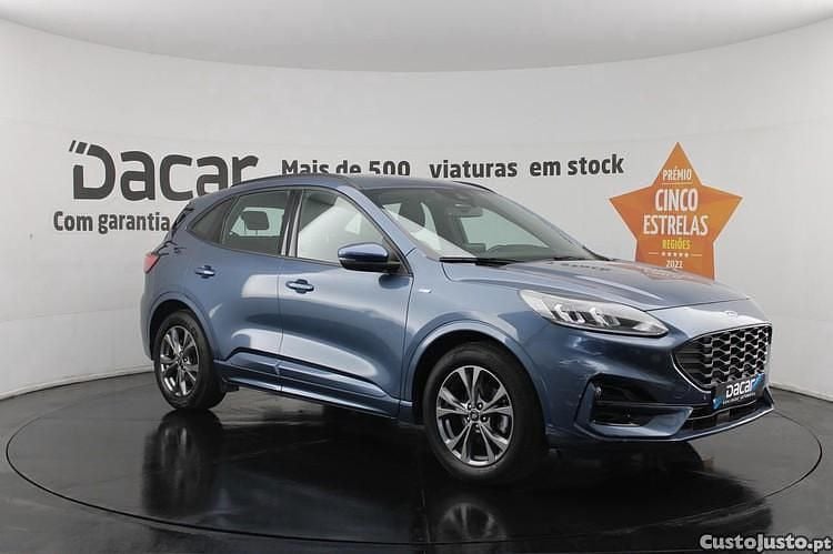 Azul Usado 2022 Ford Kuga ST-Line SUV | € 17.499 (Bom preço) - Imagem 1/1