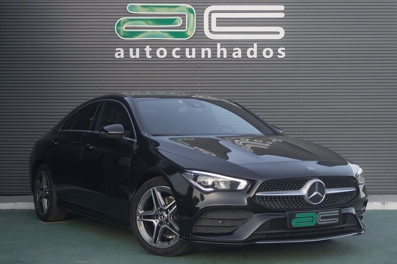 Preto Usado 2019 Mercedes CLA180 AMG line Sedan | € 23.950 (Bom preço) - Imagem 1/4