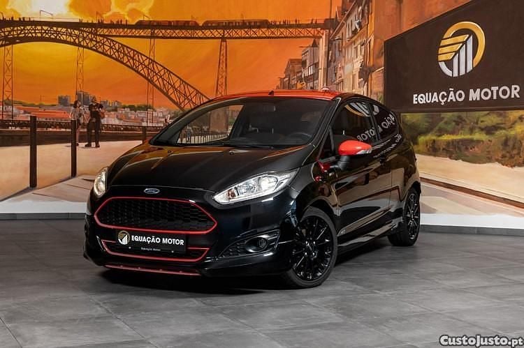 Preto Usado 2017 Ford Fiesta ST-Line Citadino | € 13.400 (Preço elevado) - Imagem 1/1