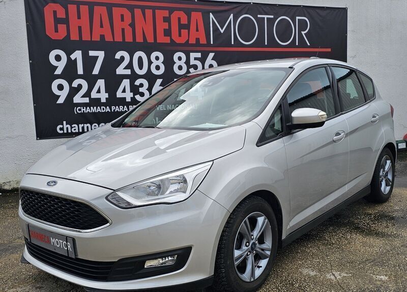 Cinza Usado 2018 Ford C-MAX Titanium S Monovolume | € 15.750 (Preço elevado) - Imagem 1/4