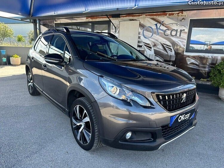 Cinza Usado 2018 Peugeot 2008 GT-line SUV | € 12.500 (Preço justo) - Imagem 1/1