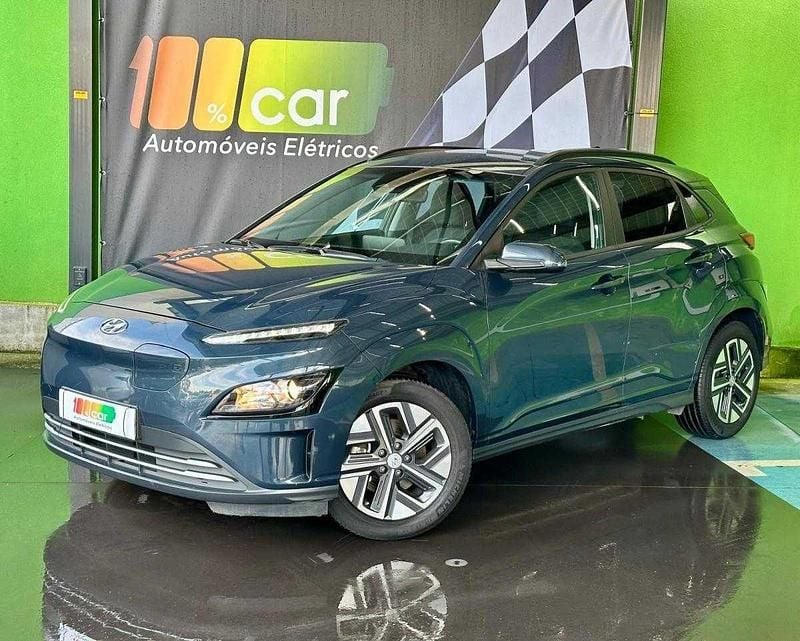 Azul Usado 2022 Hyundai Kauai Premium SUV | € 18.400 (Bom preço) - Imagem 1/4