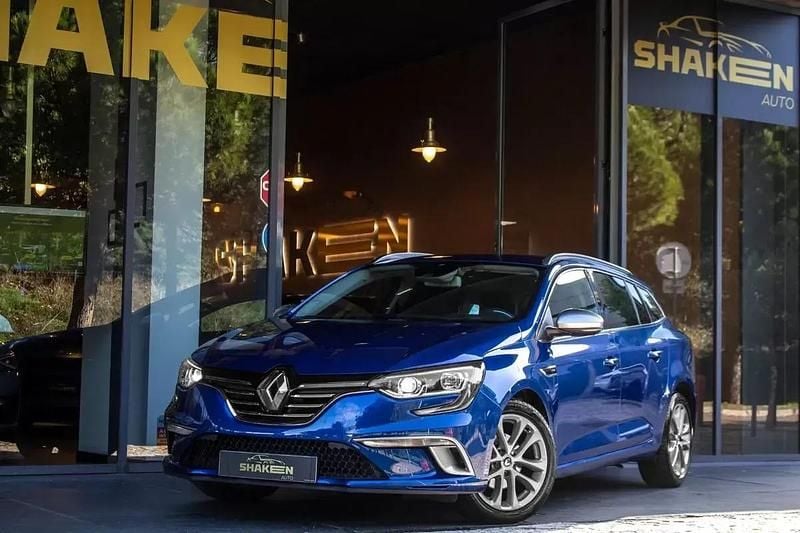 Azul escuro Usado 2017 Renault Mégane GT Line GT-Line Carrinha | € 11.890 (Super Preço) - Imagem 1/4