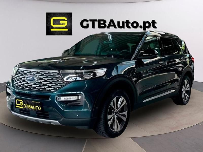 Azul Usado 2023 Ford Explorer SUV | € 56.900 - Imagem 1/4