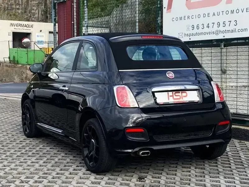Usado Fiat 500C Sport 105 HP (77 kW) 2015 Preto Cabrios