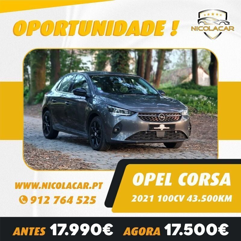 Cinza Usado 2021 Opel Corsa | € 17.990 (Preço justo) - Imagem 1/3