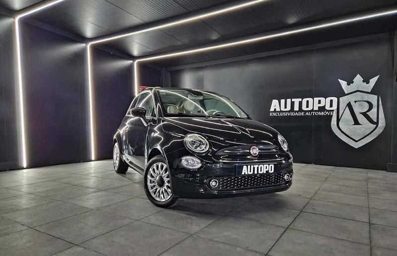 Preto Usado 2019 Fiat 500C Lounge Cabrios | € 15.900 (Preço elevado) - Imagem 1/4