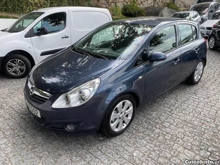 Azul Usado 2008 Opel Corsa Enjoy Citadino | € 8.450 (Caro) - Imagem 1/1