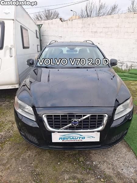 Usado Volvo V70 136 HP (100 kW) 2009 Preto Carrinha
