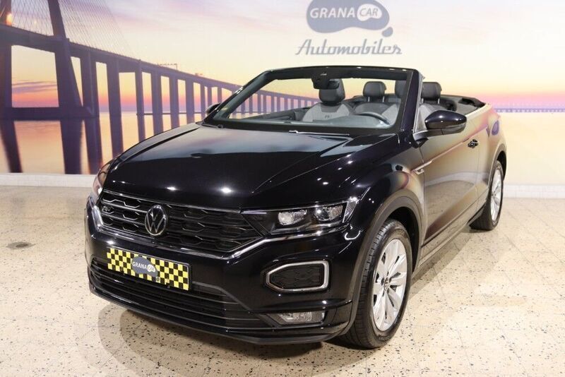 Preto Usado 2022 VW T-Roc Cabriolet R-line Cabrios | € 34.950 - Imagem 1/4