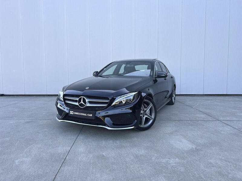 Preto Usado 2019 Mercedes C180 AMG line Sedan | € 28.980 (Preço elevado) - Imagem 1/4