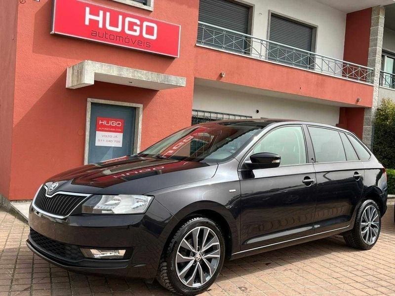Preto Usado 2018 Skoda Rapid Style Sedan | € 14.550 - Imagem 1/4