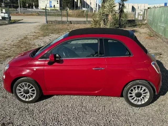 Vermelho Usado 2010 Fiat 500C Pop Star Cabrios | € 10.000 - Imagem 1/4