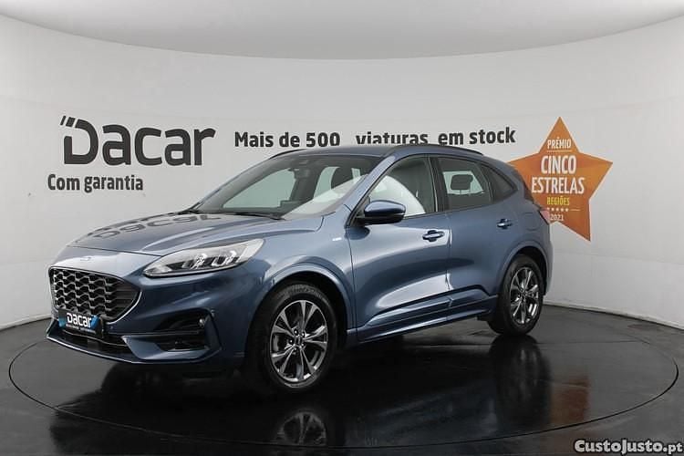 Azul Usado 2022 Ford Kuga ST-Line SUV | € 18.999 (Preço justo) - Imagem 1/1