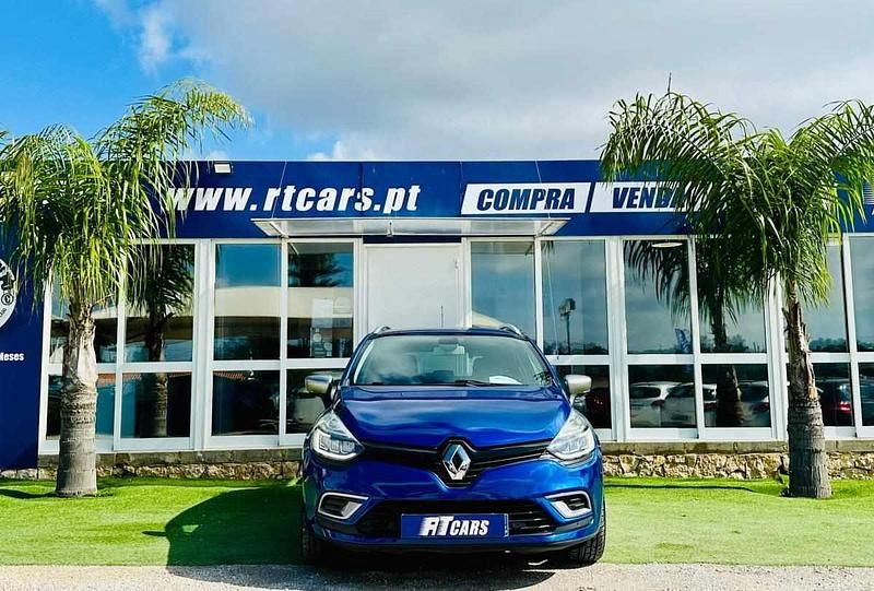 Usado Renault Clio IV 120 HP (88 kW) 2017 Azul Carrinha