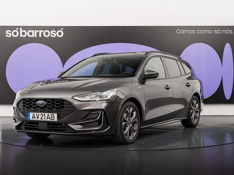 Cinza Usado 2022 Ford Focus ST-Line Carrinha | € 22.490 (Preço elevado) - Imagem 1/4