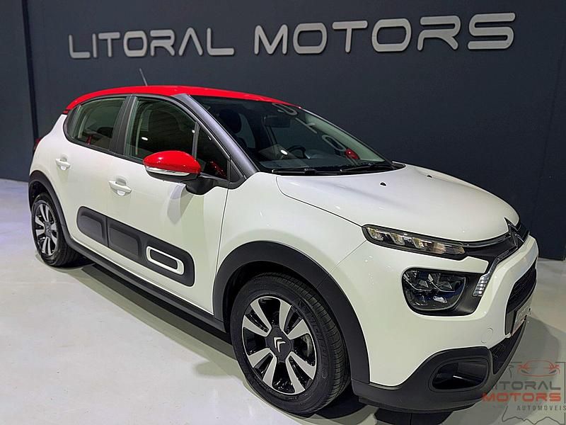 Branco Usado 2021 Citroën C3 PureTech | € 12.900 (Preço justo) - Imagem 1/3