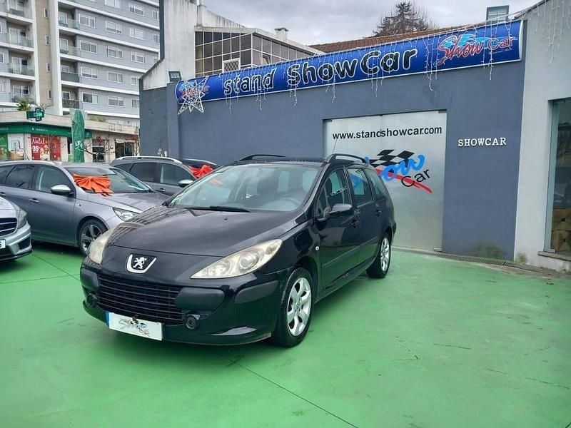 Preto Usado 2007 Peugeot 307 Carrinha | € 2.750 (Preço justo) - Imagem 1/4
