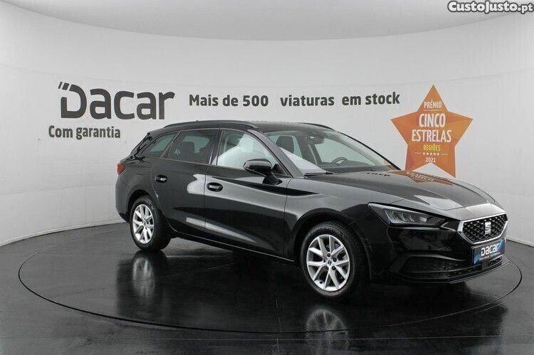 Usado Seat Leon ST Style 110 HP (80 kW) 2023 Preto Carrinha